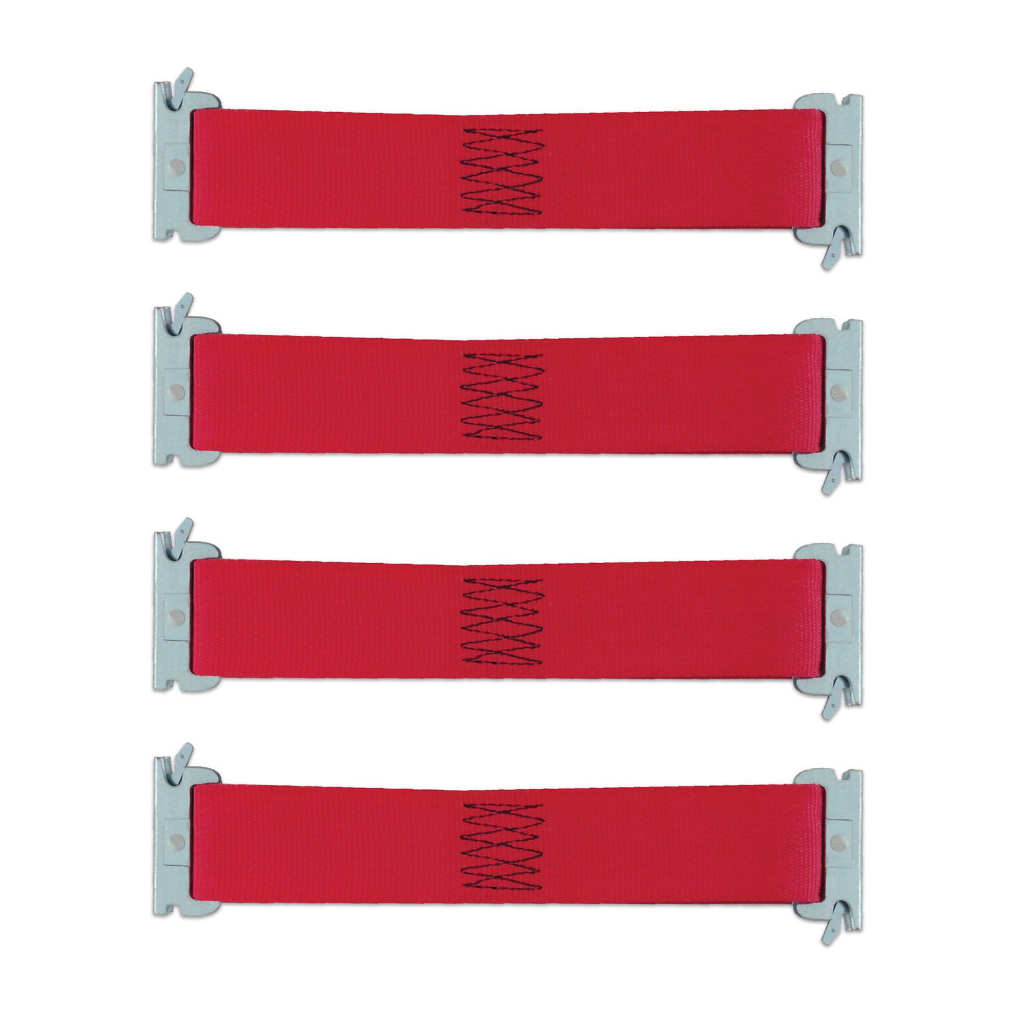 Snap-Loc E-Track Tie-Down Strap - 12in. Length, Multi-Purpose, 1467-Lb. Working Load, Polyester, 4 Pcs, Model# SLTE201R4